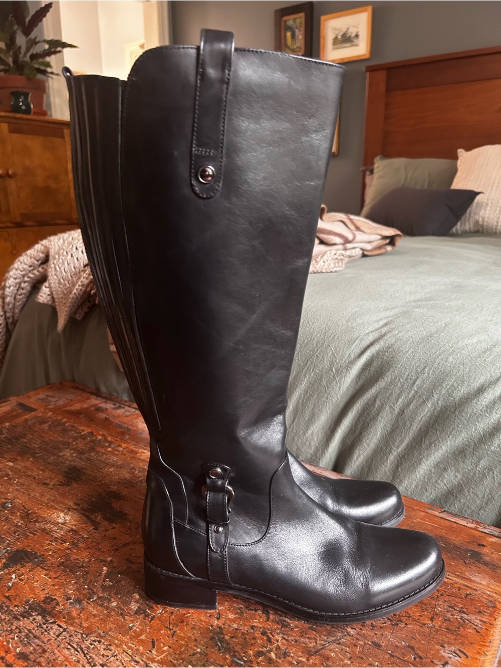 Blondo 'Venise' Waterproof Riding Boot Black, Wide Calf